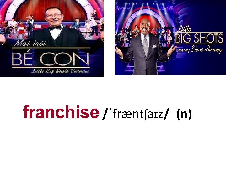 franchise /ˈfræntʃaɪz/ (n) 