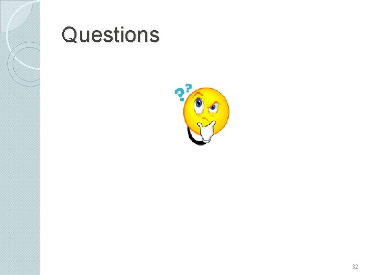 Questions 32 