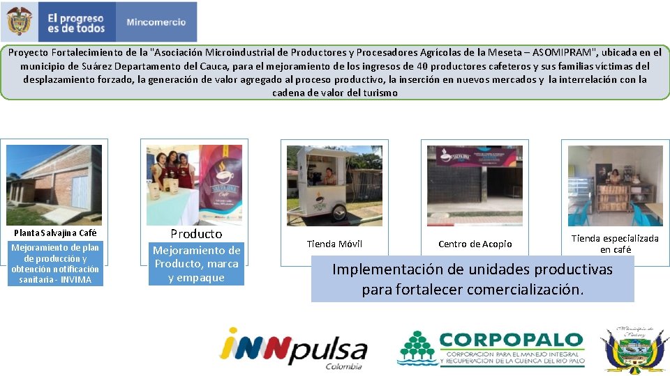 Proyecto Fortalecimiento de la "Asociación Microindustrial de Productores y Procesadores Agrícolas de la Meseta