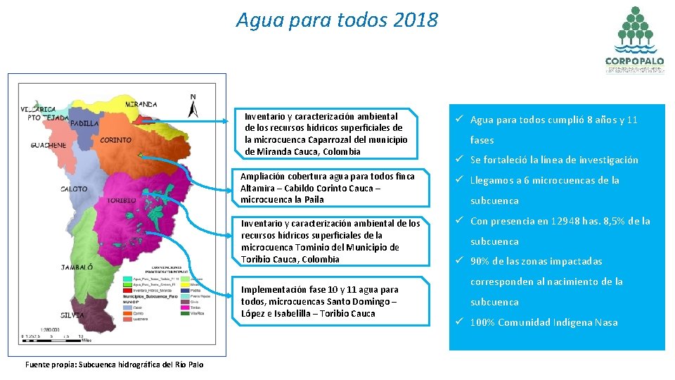 Agua para todos 2018 Inventario y caracterización ambiental de los recursos hídricos superficiales de