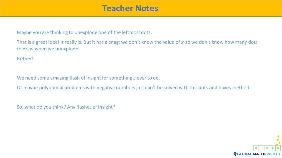Teacher Notes 