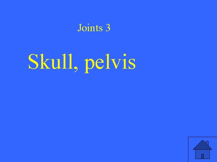 Joints 3 Skull, pelvis 