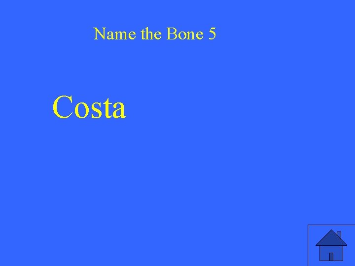 Name the Bone 5 Costa 