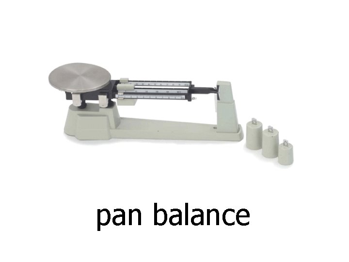 pan balance 