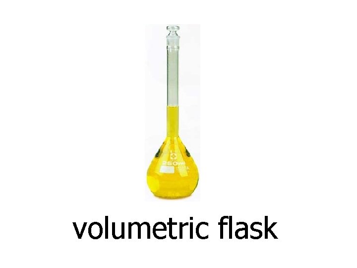 volumetric flask 