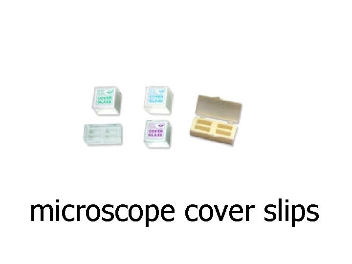 microscope cover slips 