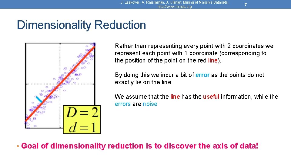 J. Leskovec, A. Rajaraman, J. Ullman: Mining of Massive Datasets, http: //www. mmds. org