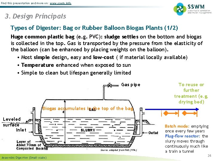 Find this presentation and more on: www. sswm. info. 3. Design Principals Types of Find this presentation and more on: www. sswm. info. 3. Design Principals Types of