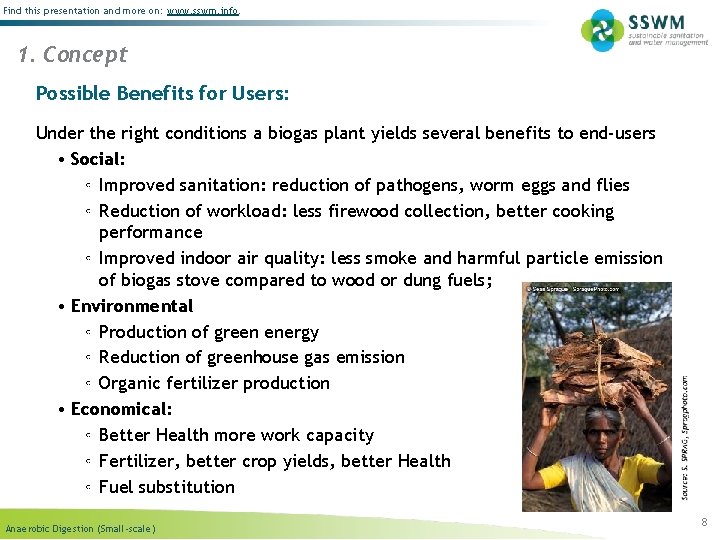 Find this presentation and more on: www. sswm. info. 1. Concept Possible Benefits for Find this presentation and more on: www. sswm. info. 1. Concept Possible Benefits for