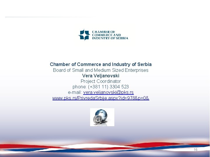 Chamber of Commerce and Industry of Serbia Board of Small and Medium Sized Enterprises