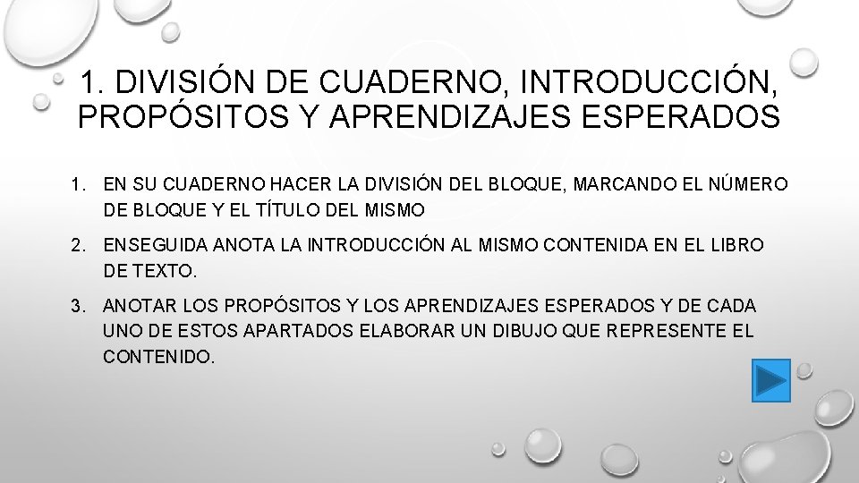 1. DIVISIÓN DE CUADERNO, INTRODUCCIÓN, PROPÓSITOS Y APRENDIZAJES ESPERADOS 1. EN SU CUADERNO HACER