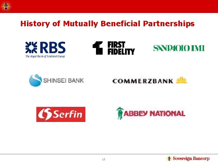 History of Mutually Beneficial Partnerships 15 