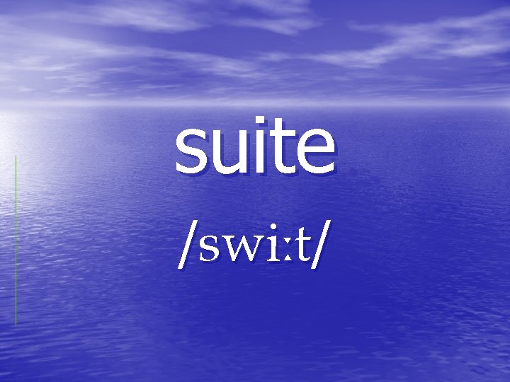 suite / / suite / /