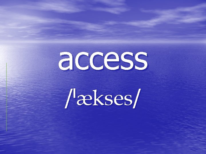 access / / access / /