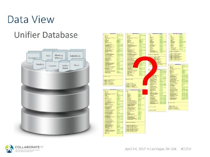 Data View April 2 -6, 2017 in Las Vegas, NV USA #C 17 LV