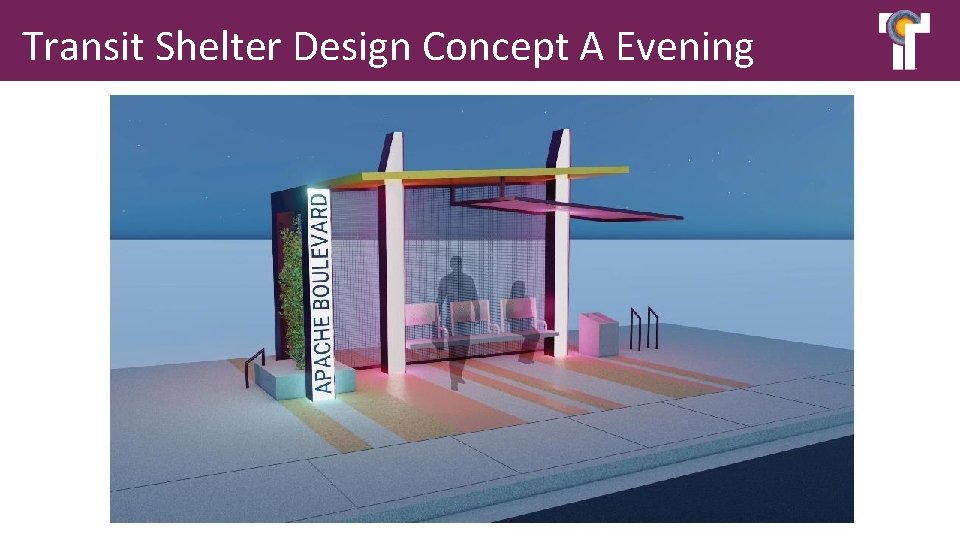 Transit Shelter Design Concept A Evening 