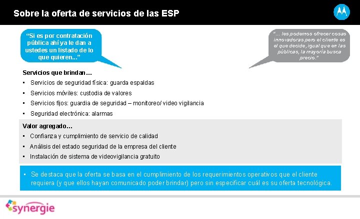 Sobre la oferta de servicios de las ESP “Si es por contratación pública ahí