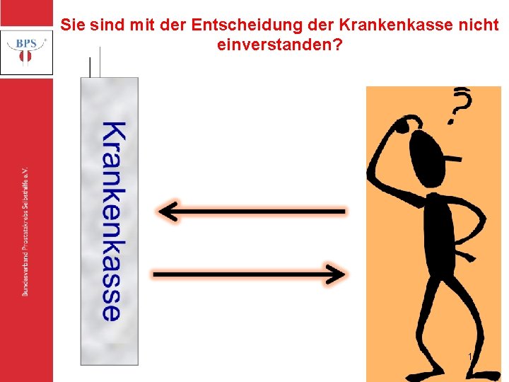 Bundesverband Prostatakrebs Selbsthilfe e. V. Sie sind mit der Entscheidung der Krankenkasse nicht einverstanden?