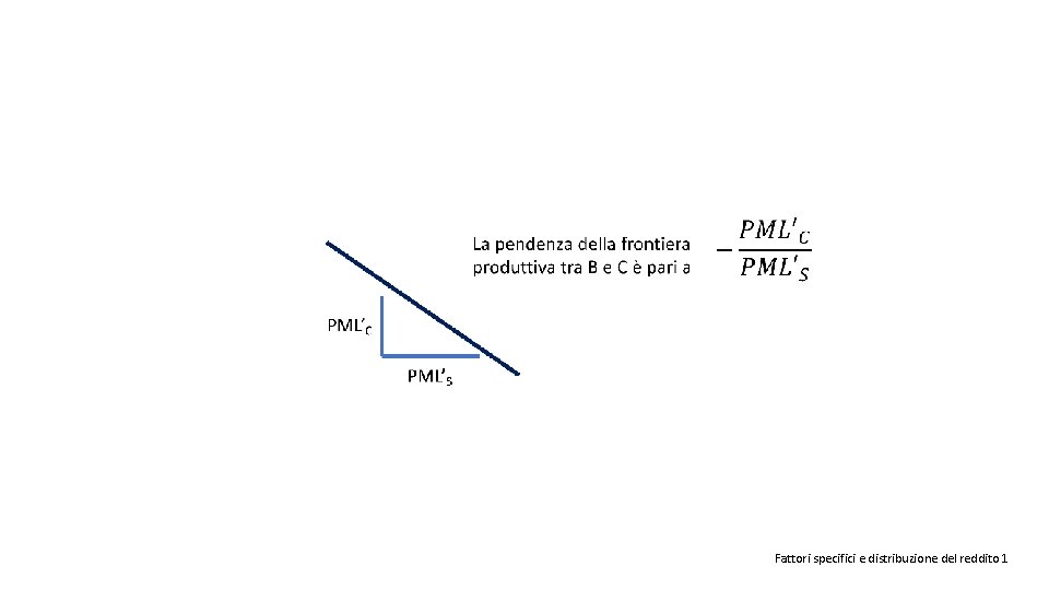 Fattori specifici e distribuzione del reddito 1 