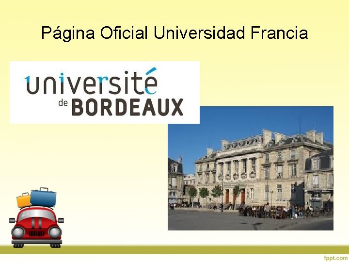 Página Oficial Universidad Francia 