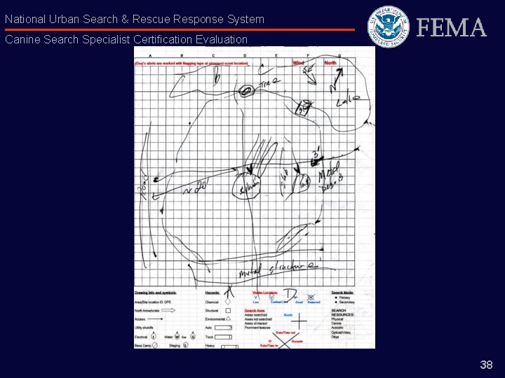 National Urban Search & Rescue Response System Canine Search Specialist Certification Evaluation 38 