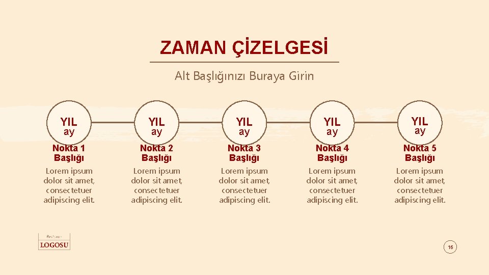 ZAMAN ÇİZELGESİ Alt Başlığınızı Buraya Girin YIL YIL YIL Nokta 1 Başlığı Nokta 2