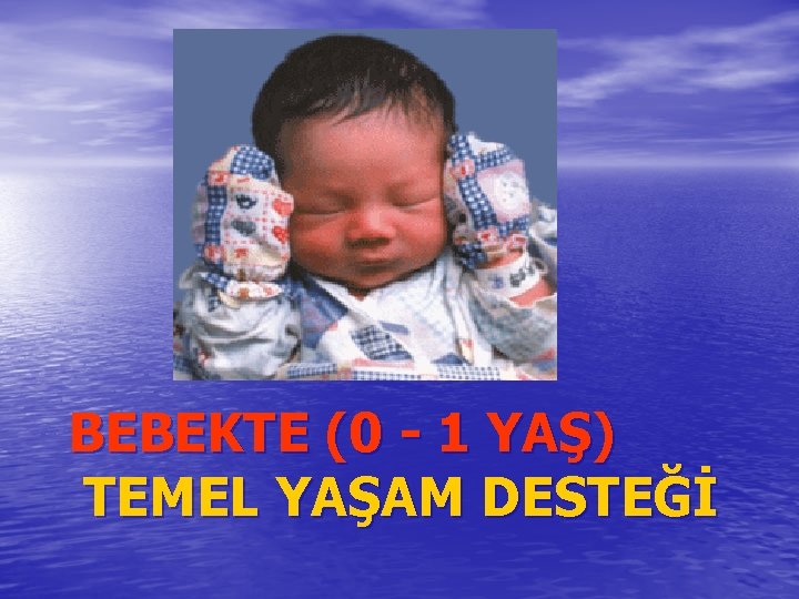 BEBEKTE (0 - 1 YAŞ) TEMEL YAŞAM DESTEĞİ 