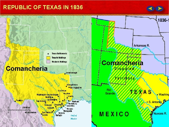 REPUBLIC OF TEXAS IN 1836 Comancheria 