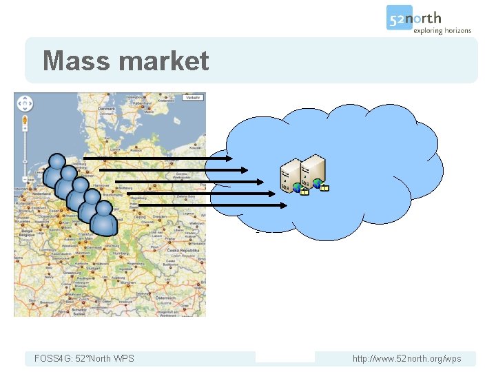 Mass market FOSS 4 G: 52°North WPS http: //www. 52 north. org/wps 
