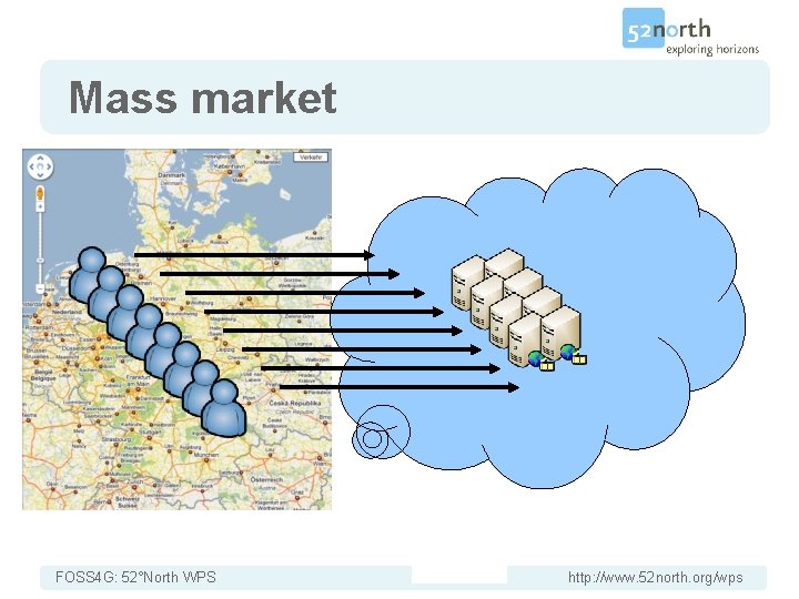 Mass market FOSS 4 G: 52°North WPS http: //www. 52 north. org/wps 