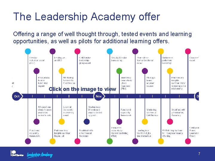 The Leadership Academy offer Offering a range of well thought through, tested events and