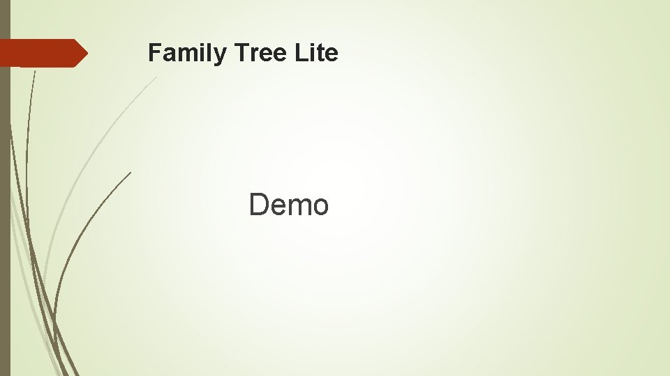 Family Tree Lite Demo 