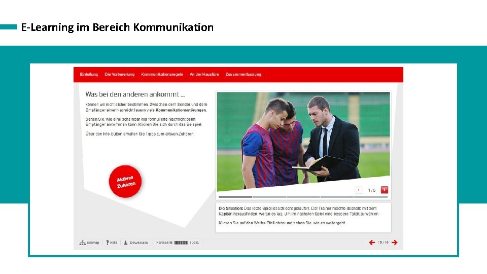 E-Learning im Bereich Kommunikation 