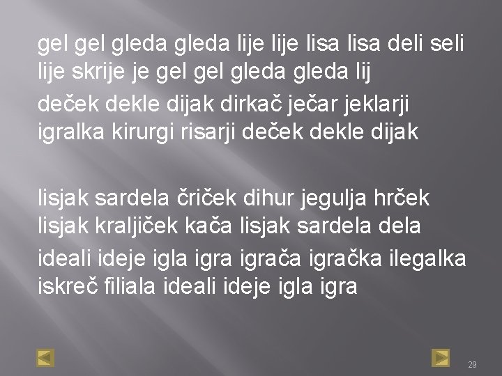 gel gleda lije lisa deli seli lije skrije je gel gleda lij deček dekle