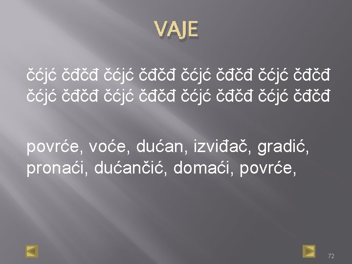 VAJE čćjć čđčđ čćjć čđčđ povrće, voće, dućan, izviđač, gradić, pronaći, dućančić, domaći, povrće,