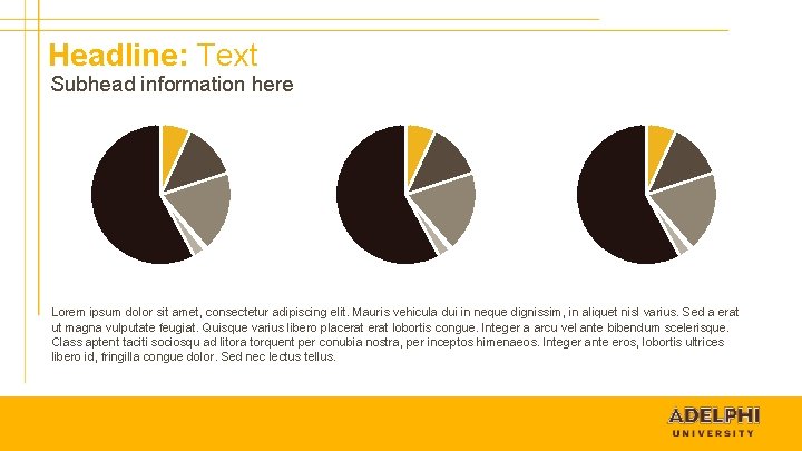 Headline: Text Subhead information here Lorem ipsum dolor sit amet, consectetur adipiscing elit. Mauris