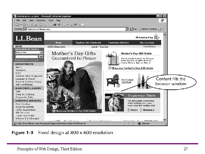Principles of Web Design, Third Edition 27 