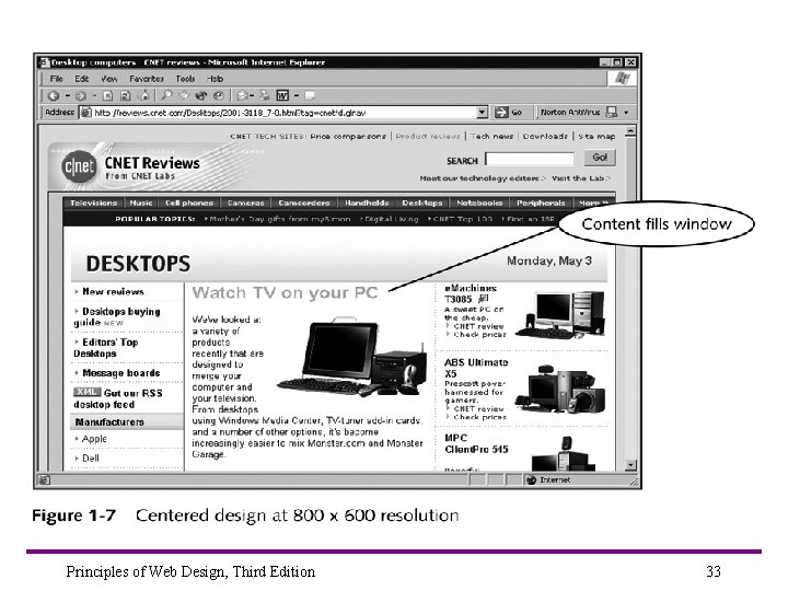 Principles of Web Design, Third Edition 33 