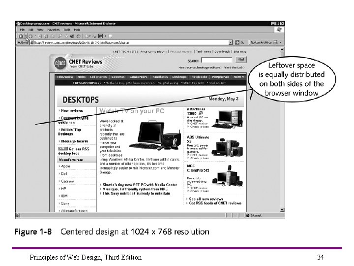 Principles of Web Design, Third Edition 34 