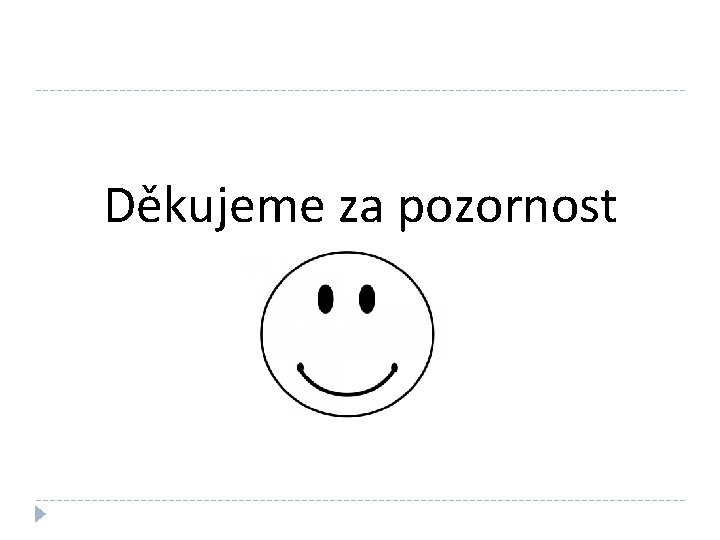 Děkujeme za pozornost 