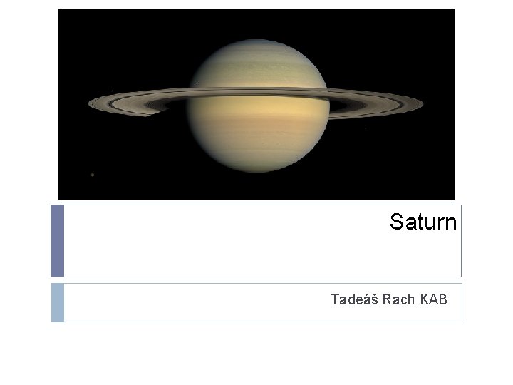 Saturn Tadeáš Rach KAB 