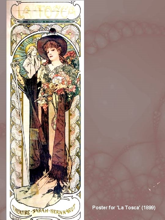 Poster for 'La Tosca' (1899) 