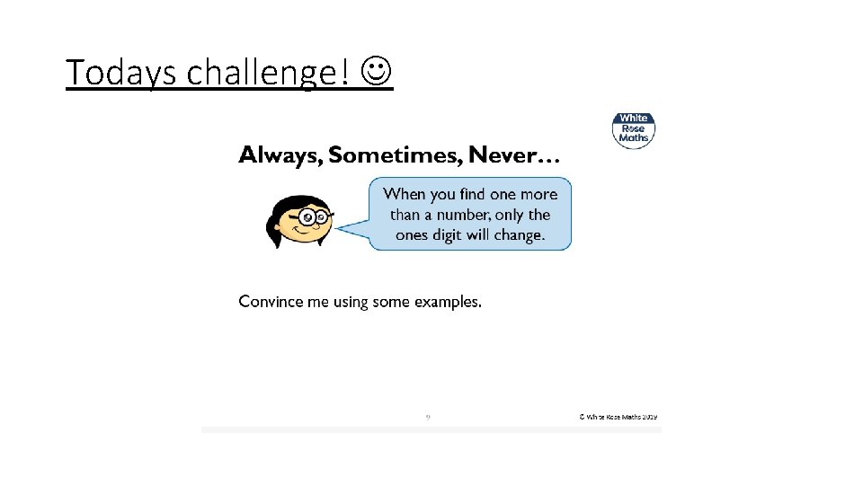 Todays challenge! 