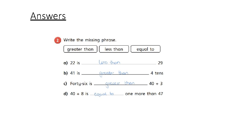 Answers 