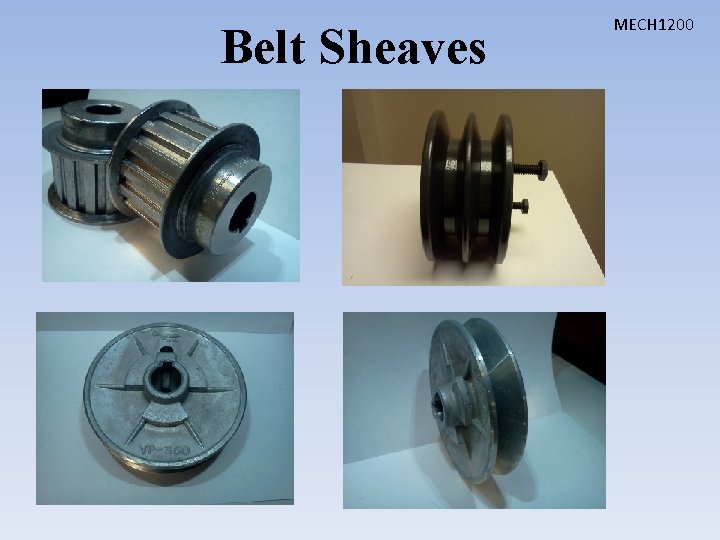 Belt Sheaves MECH 1200 