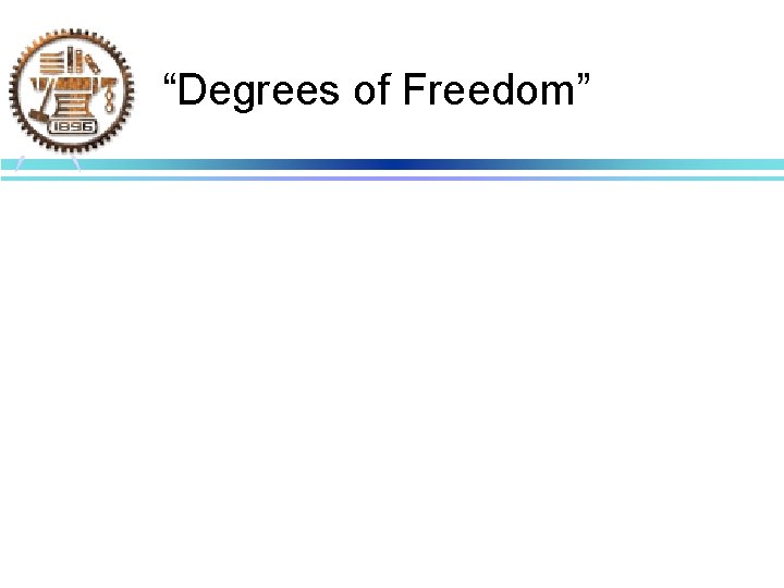 “Degrees of Freedom” 