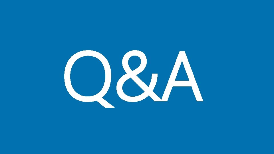 Q&A 