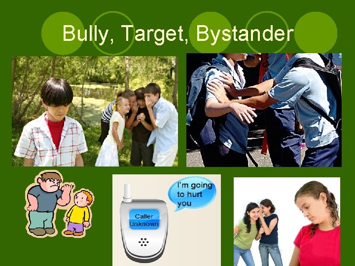 Bully, Target, Bystander 