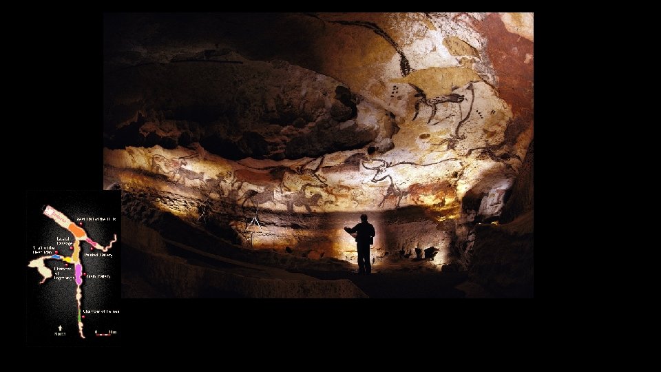 Hall of Bulls, Lascaux, France. Discovered in 1940 by 4 teenagers; . c. 15,