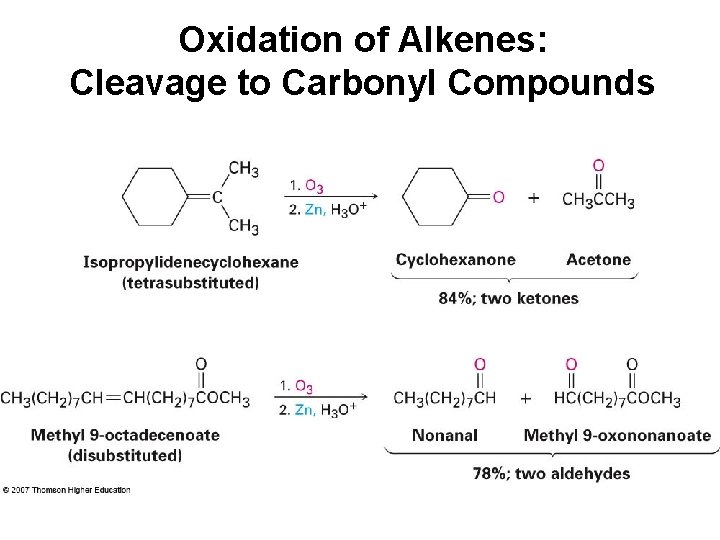 Oxidation of Alkenes: Cleavage to Carbonyl Compounds 
